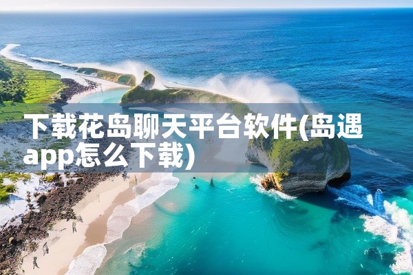 下载花岛聊天平台软件