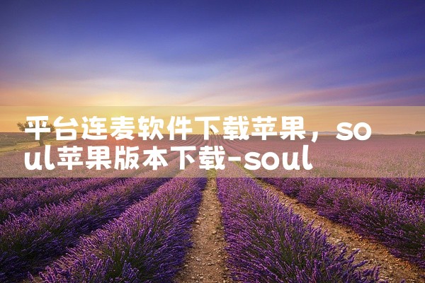 平台连麦软件下载苹果